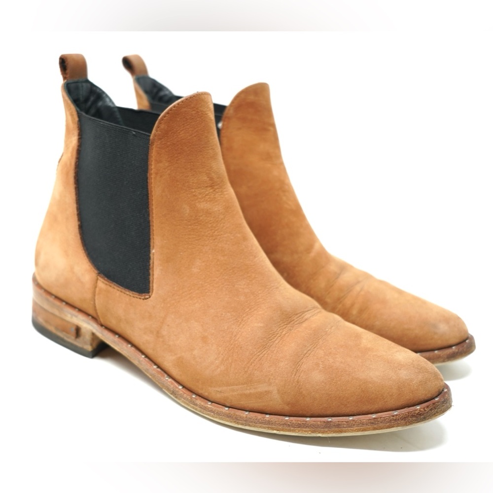 Freda Salvador BOOT Suede Brown ankle Boots sz 6.5